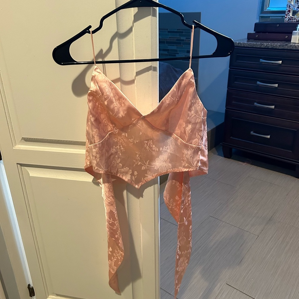 Pacsun satin bandana top